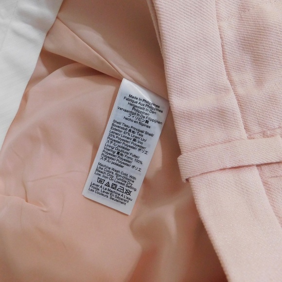 NWT!! J. CREW Lucia Short Stretch Linen Blend Ballet Slipper Pink Shorts Size 4 - Picture 15 of 16